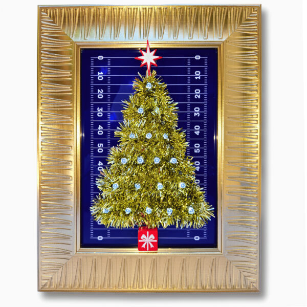 Tiny Football Christmas Tree in a Frame - 867 - Image 2