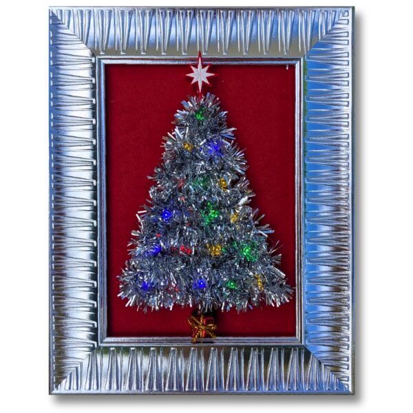 Tiny Christmas Tree in a Frame - 634