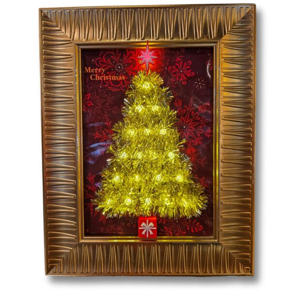 Tiny Christmas Tree in a Frame - 991