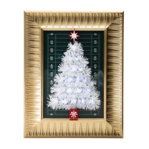 Tiny Football Christmas Tree in a Frame - 106