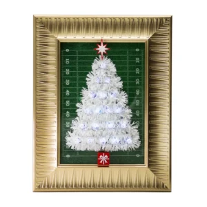 Tiny Football Christmas Tree in a Frame - 960